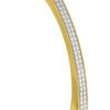 TOMEI Diamond Cut Collection Row Bangle, Yellow Gold 916