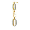 TOMEI Diamond Cut Collection Refined Oval Earrings, Yellow Gold 916