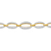 TOMEI Diamond Cut Collection Refined Oval Bracelet, Yellow Gold 916