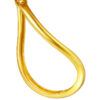 TOMEI Curved Bangle, Yellow Gold 916