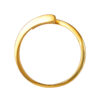 TOMEI Anastasia Extended C-Shape Ring, Yellow Gold 916