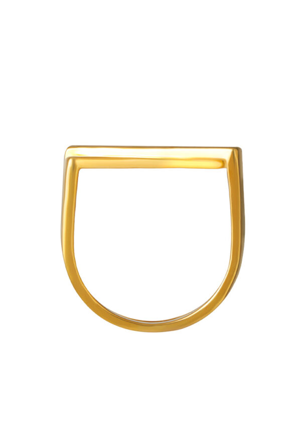 TOMEI Anastasia X-Cross Ring, Yellow Gold 916