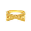 TOMEI Anastasia X-Cross Ring, Yellow Gold 916
