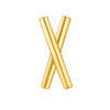 TOMEI Anastasia X-Cross Pendant, Yellow Gold 916