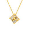 TOMEI Diamond Cut Collection Gift Box Necklace, Yellow Gold 916
