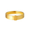 TOMEI Cherish Love Couple Ring, Yellow Gold 916