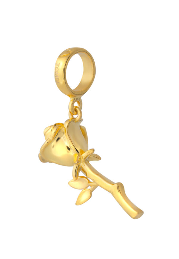 TOMEI Chomel Only You Rose Charm, Yellow Gold 916
