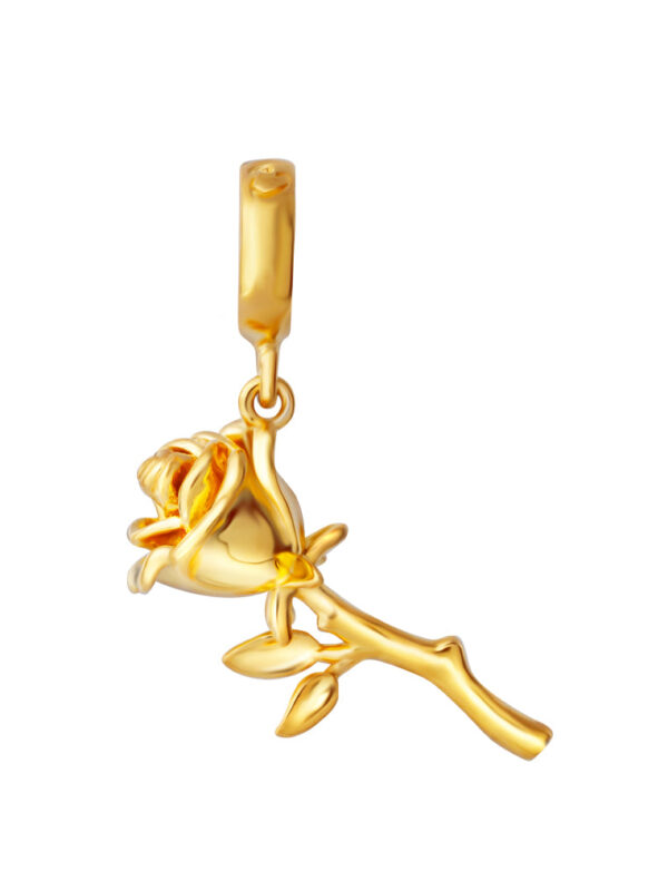 TOMEI Chomel Only You Rose Charm, Yellow Gold 916