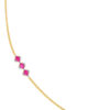 TOMEI Gemstones with Diamond Bracelet, Yellow Gold 375