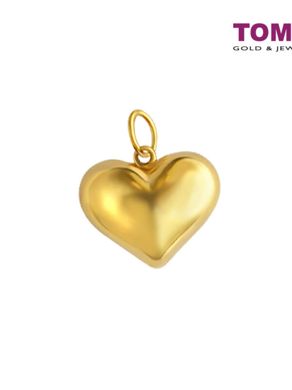 TOMEI Cosmo Allure Heart Pendant, Yellow Gold 916
