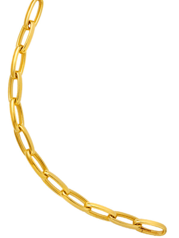 TOMEI Interlocking Link Bracelet, Yellow Gold 916