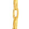TOMEI Interlocking Link Bracelet, Yellow Gold 916