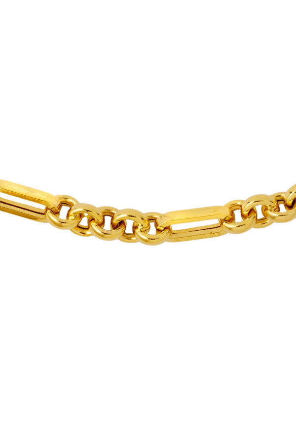 TOMEI Lusso Italia Tiny Rhythm Link Bracelet, Yellow Gold 916