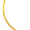 TOMEI Dense Minimalist Chain Link Bracelet, Yellow Gold 916