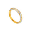TOMEI Diamond Cut Collection Twist Ring, Yellow Gold 916