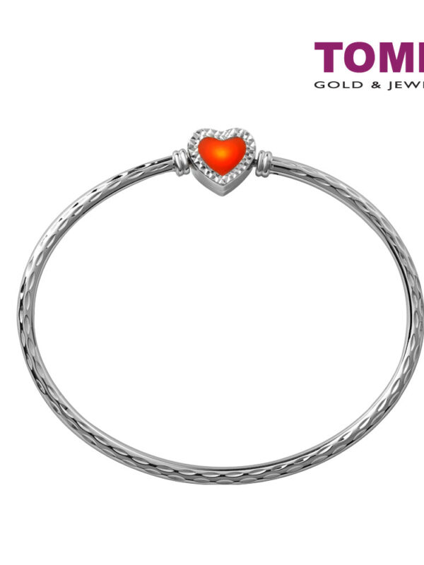 Chomel Bangle | Tomei White Gold 585 (14K) (B1036)