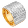 TOMEI Diamond Cut Collection Fancy Bold Ring, Yellow Gold 916