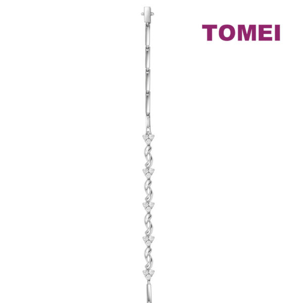 TOMEI Bracelet of Glac?? with Luminosity,Diamond White Gold 750 (DM0003)