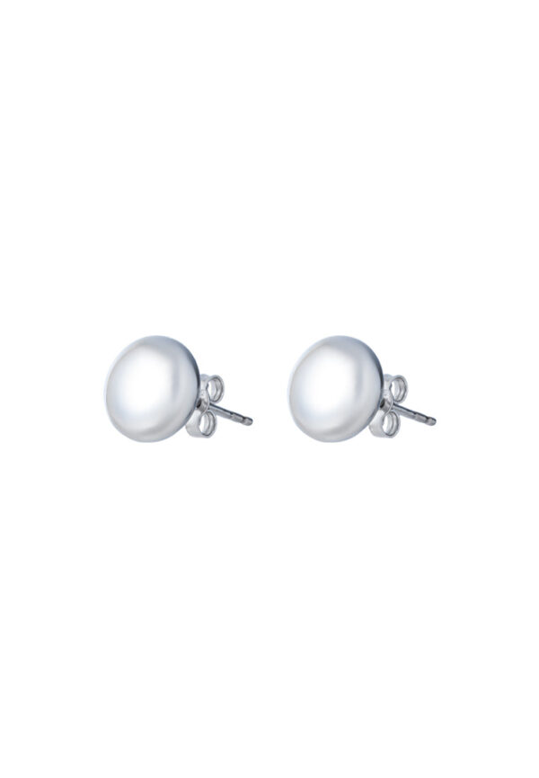 TOMEI Glowing Ball Earrings, White Gold 585