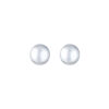 TOMEI Glowing Ball Earrings, White Gold 585