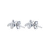 TOMEI Beez Earrings, White Gold 585