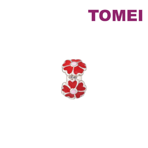 TOMEI Charm Of Petals, White Gold 585