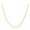 TOMEI Bead Linked Necklace, Yellow Gold 916