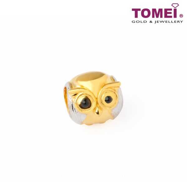 Owl Charm | Tomei Yellow Gold 916 (22K)