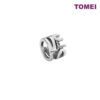 TOMEI Castle of Love Charm, White Gold 585
