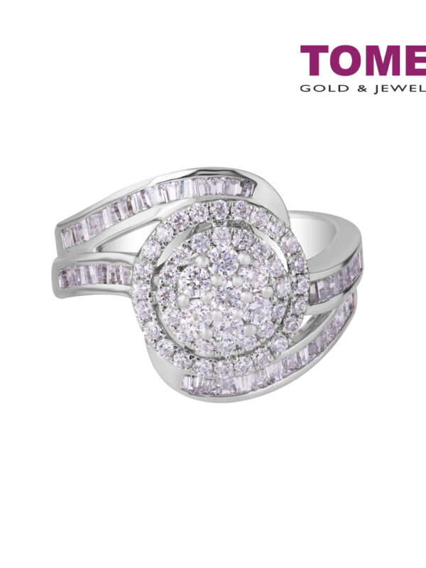 TOMEI Diamond Ring White Gold 750