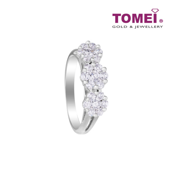 TOMEI Diamond Ring White Gold 750