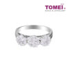 TOMEI Diamond Ring White Gold 750