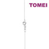 TOMEI Diamond Pendant Set, White Gold 585