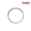 TOMEI EB Evermore Ring For Him, White+Rose Gold 750