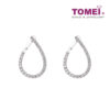 TOMEI Poire Earrings White Gold 750