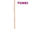 TOMEI Long Bar Cable Bracelet, Rose Gold 585