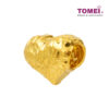TOMEI Laser Cut Love Charm, Yellow Gold 916