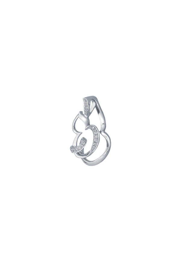 TOMEI Art Of Gourd Pendant, White Gold 750