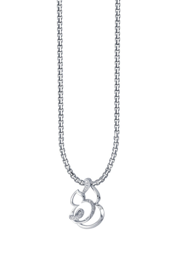 TOMEI Art Of Gourd Pendant, White Gold 750