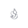 TOMEI Art Of Gourd Pendant, White Gold 750