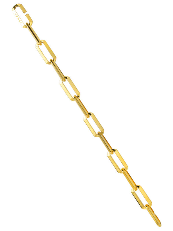 TOMEI Heavy Linked Chain Bracelet, Yellow Gold 916