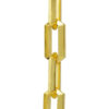 TOMEI Heavy Geometric Linked Chain Bracelet, Yellow Gold 916