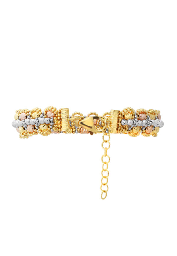 TOMEI Lusso Italia Glamorously Radiant Bangle, Yellow Gold 916
