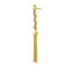 TOMEI Lusso Italia Dangling Tassel Earrings, Yellow Gold 916