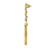 TOMEI Lusso Italia Dangling Tassel Earrings, Yellow Gold 916