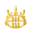 TOMEI Dragon Abacus Pendant, Yellow Gold 916