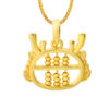 TOMEI Dragon Abacus Pendant, Yellow Gold 916