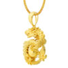 TOMEI Majestic Dragon Ball Pendant, Yellow Gold 916