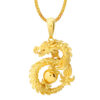TOMEI Majestic Dragon Ball Pendant, Yellow Gold 916