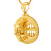 TOMEI Dragon Head Abacus Pendant, Yellow Gold 916